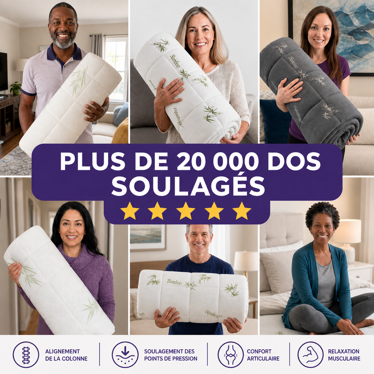 Somboo - Surmatelas En Bambou